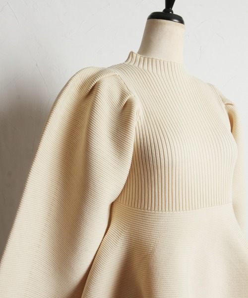 「&. NOSTALGIA」 長袖ニット M ブラック レディース_画像8