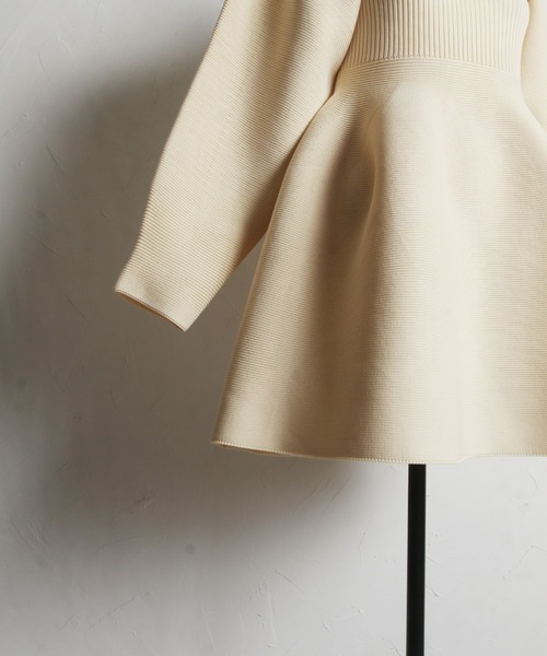 「&. NOSTALGIA」 長袖ニット M ブラック レディース_画像9