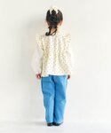 ブラウス シャツ フリルベストドッキングトップ...の詳細画像3