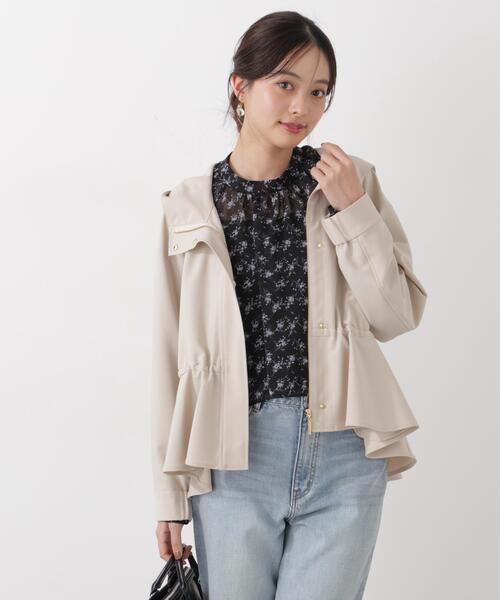 a/mie ブラウス シャツ 「ウォッシャブル」「a」ジョーゼット