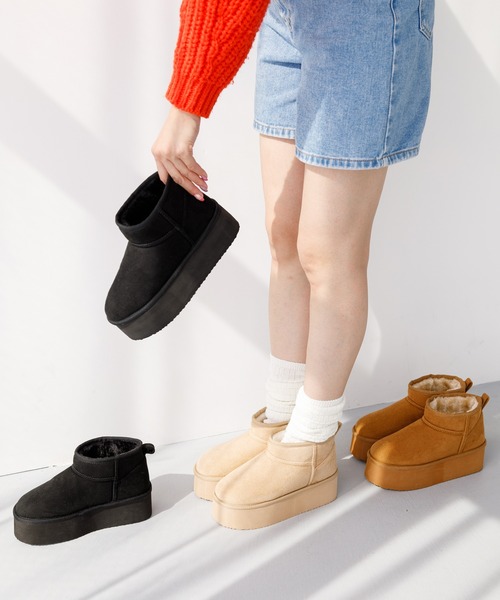 「attagirl」 ブーツ S ライトブラウン レディース_画像4