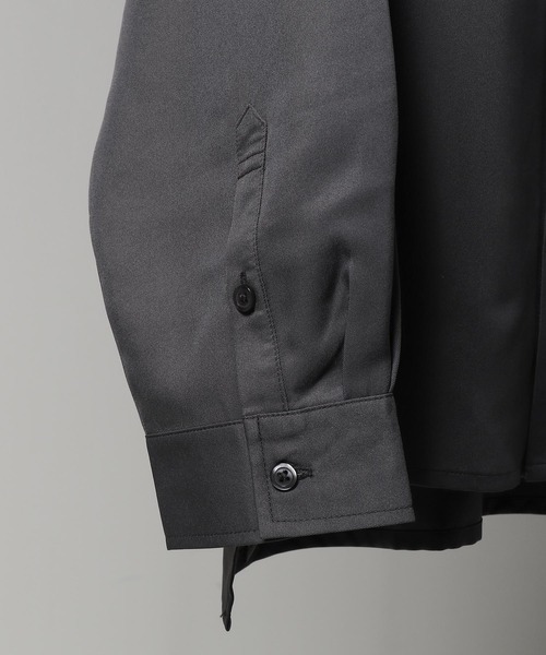 「Nilway」 長袖シャツ MEDIUM ライトグレー メンズ_画像6