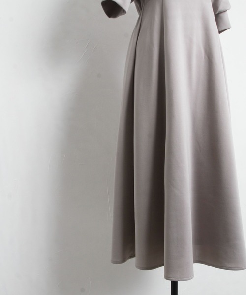 「tocco closet」 半袖ワンピース M グレー系その他 レディース_画像9