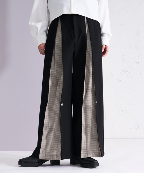 Ellno Loset（エルノロゼット） ワイドパンツ スラックス 2wayボックス
