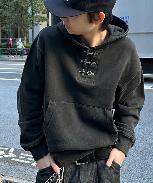 kutir（クティール） パーカー FIREMAN HENLEY NECK PULLOVER HOODIE