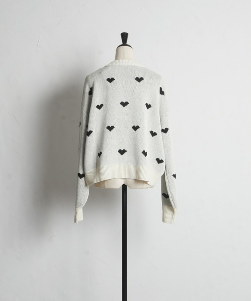 「&. NOSTALGIA」 長袖ニット M グレー レディース_画像6