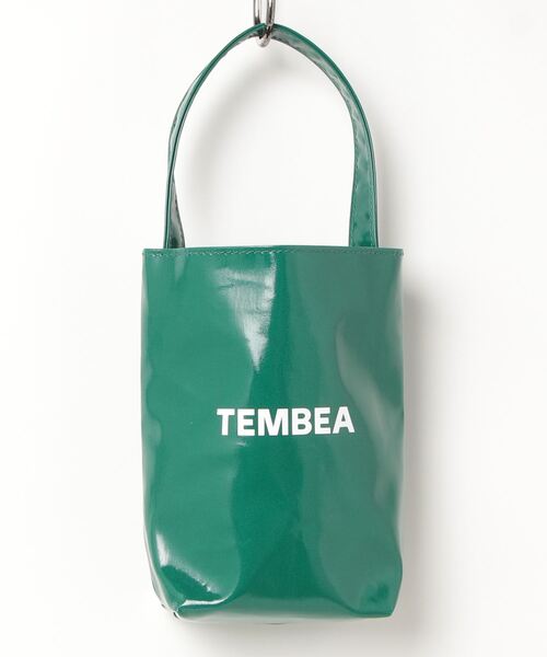 テンベア　トートバッグ　ホワイト／グリーン TEMBEA（テンベア） トートバッグ ONE SIZE グリーン レディース