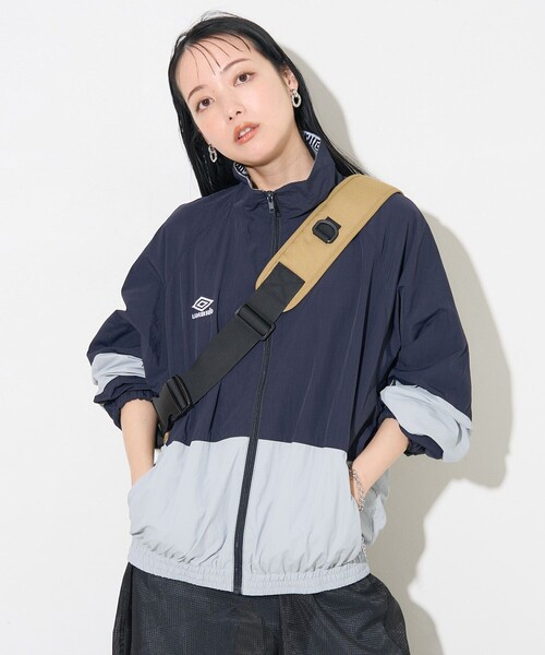 「FREAK'S STORE」 ナイロンブルゾン フリ- ベージュ レディースの画像