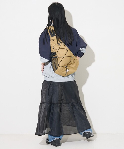 「FREAK'S STORE」 ナイロンブルゾン フリ- ベージュ レディースの画像