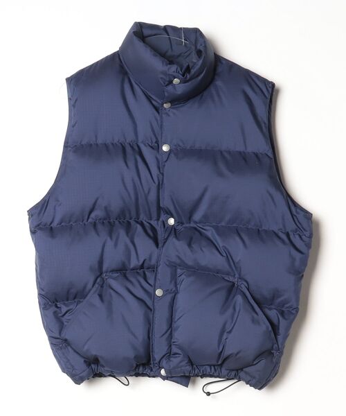 新品　定価約2.8万+税 ノースフェイス パープルレーベル　ヌプシダウンベスト THE NORTH FACE PURPLE LABEL 「THE LABEL」 ダウンベスト M ブルー