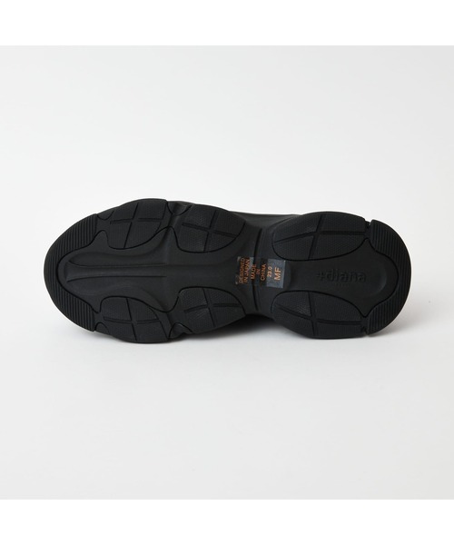 「+diana」 ハイカットスニーカー 25.5cm ブラック レディース_画像5