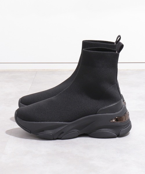 「+diana」 ハイカットスニーカー 25.5cm ブラック レディース_画像7