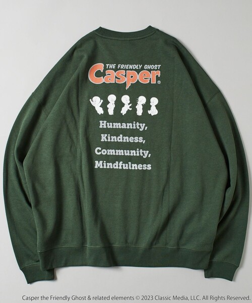 「FREAK'S STORE」 スウェットカットソー「Casperコラボ」 LARGE グレー メンズ_画像8