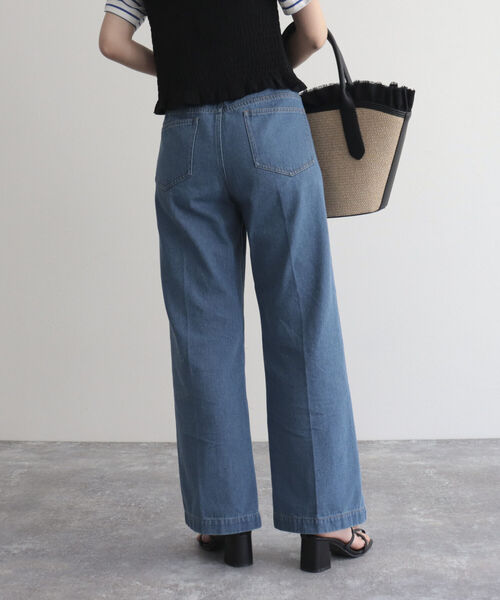 「fredy emue」 デニムパンツ 34 ブルー レディース_画像2