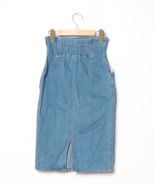 「LILIDIA」 デニムスカート 24 ブルー レディース_画像2
