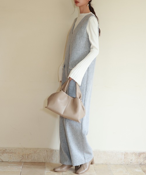 「SAISON DE PAPILLON」 オールインワン M グレー レディース_画像9