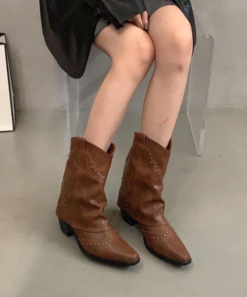 「lilful」 ブーツ M ブラウン レディース_画像8
