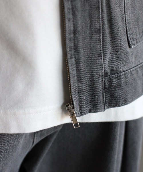 「CREARE -LINO-」 デニムジャケット L ブラック メンズ_画像7