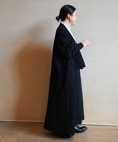 「JOURNAL STANDARD LUXE」 ニットカーディガン - ブラック レディースの画像