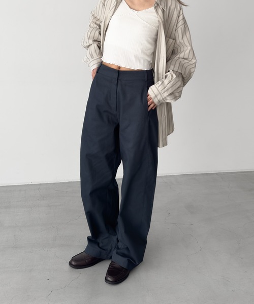 「CANAL JEAN」 「El mar」パンツ SMALL ベージュ レディースの画像