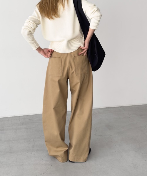 「CANAL JEAN」 「El mar」パンツ SMALL ベージュ レディースの画像