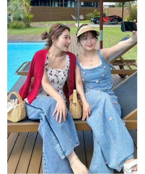 デニムビスチェ⭐︎新品未使用リリーブラウンlily brown⭐︎完売品 LILY BROWN（リリーブラウン） 「USAGIONLINE・ZOZOTOWN限定」「L.B