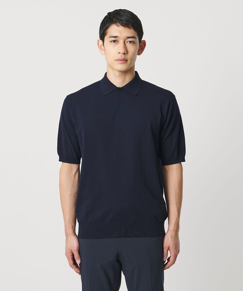 UNITED ARROWS ニットポロシャツ ✴︎未使用 UNITED ARROWS（ユナイテッドアローズ） ポロシャツ ショートスリーブ