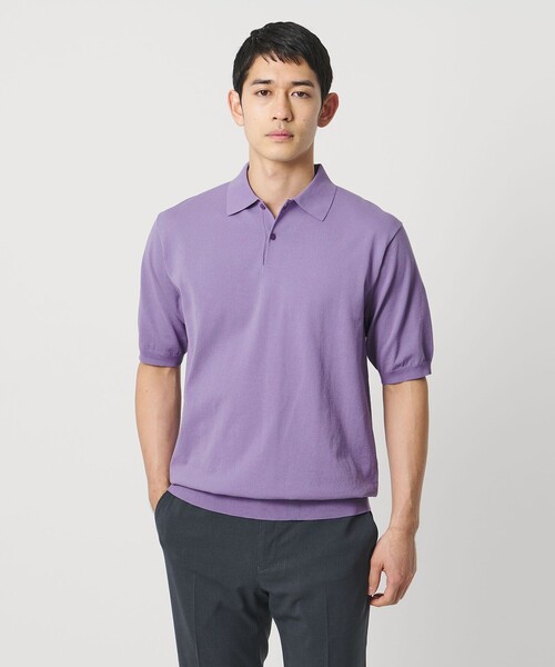 UNITED ARROWS ニットポロシャツ ✴︎未使用 UNITED ARROWS（ユナイテッドアローズ） ポロシャツ ショートスリーブ
