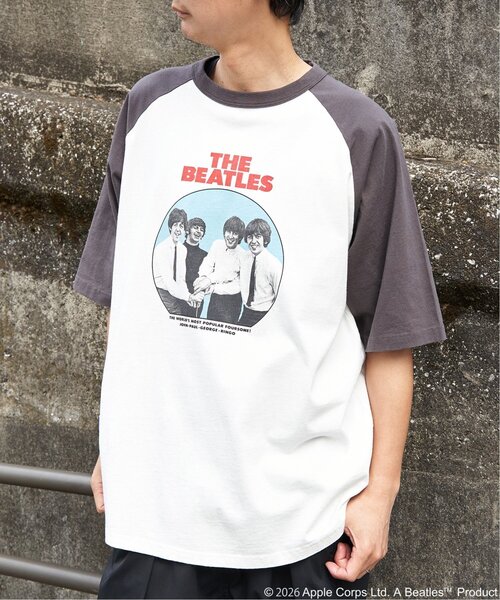 THE BEATLES Tシャツ Lサイズ USA製 The Beatles tシャツ ザ ビートルズ レコードラグランTシャツ メンズ
