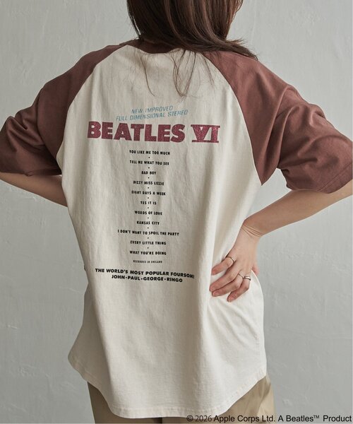 The Beatles tシャツ ザ ビートルズ レコードラグランTシャツ メンズ