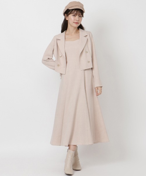 「WILLSELECTION」 サロペットスカート MEDIUM ベージュ レディース
