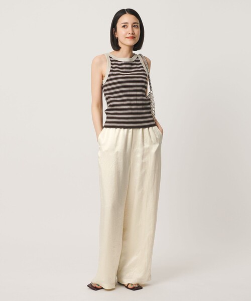 BEAUTY＆YOUTH UNITED ARROWS ワイドパンツ パンツ アセテートサテン