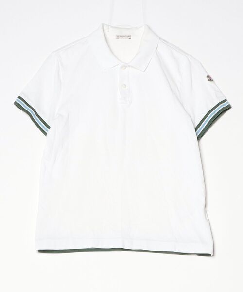 MONCLER（モンクレール） 半袖ポロシャツ S ホワイト メンズ