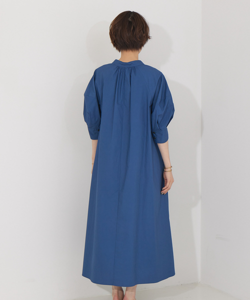 「Rouge vif」 半袖ワンピース フリー ブラック レディース_画像8