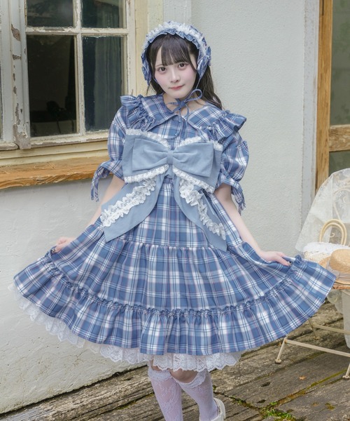 kutir（クティール） ワンピース 「クティールとレトロ」チェック