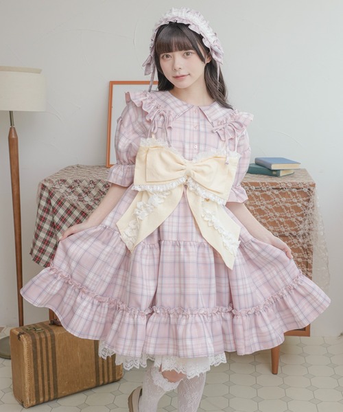 クティール ミニワンピース kutir（クティール） ワンピース 「クティールとレトロ」チェック