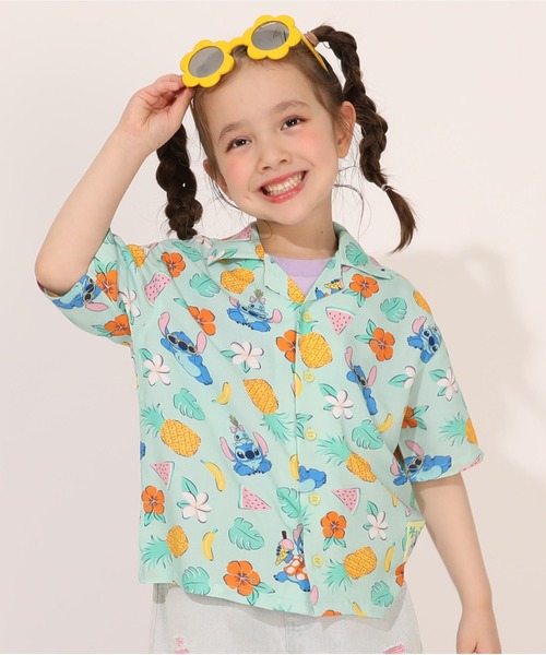 Disney(ディズニー) アロハシャツ ブラウス シャツ 親子お揃い Disney(ディズニー) アロハシャツ ブラウス シャツ 親子お揃い