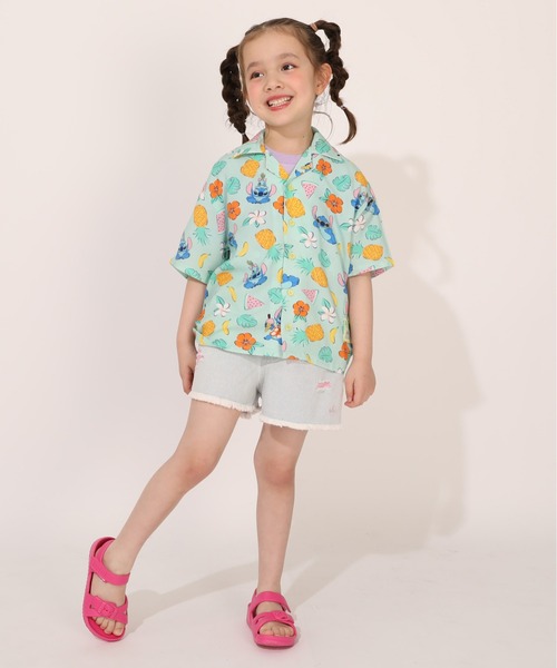 Disney（ディズニー） アロハシャツ ブラウス シャツ 親子お揃い