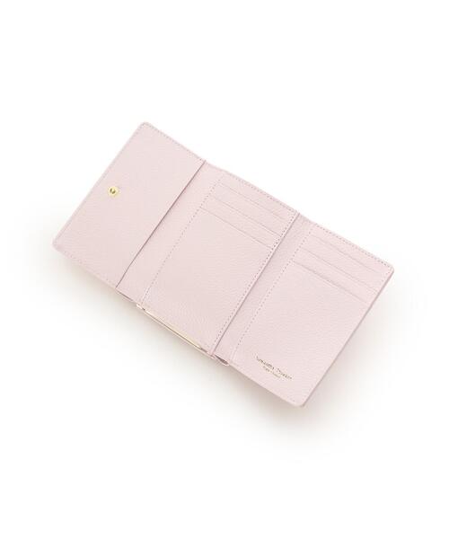 財布 プチリボン口金折財布 レディースの画像