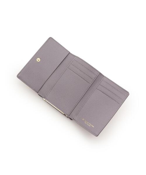 財布 プチリボン口金折財布 レディースの画像