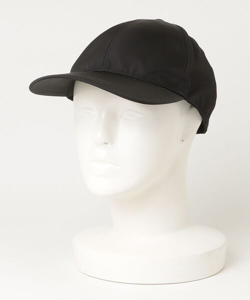 プラダ　ベースボールキャップ　レディース　L PRADA（プラダ） Re-Nylon ベースボール キャップ L ブラック