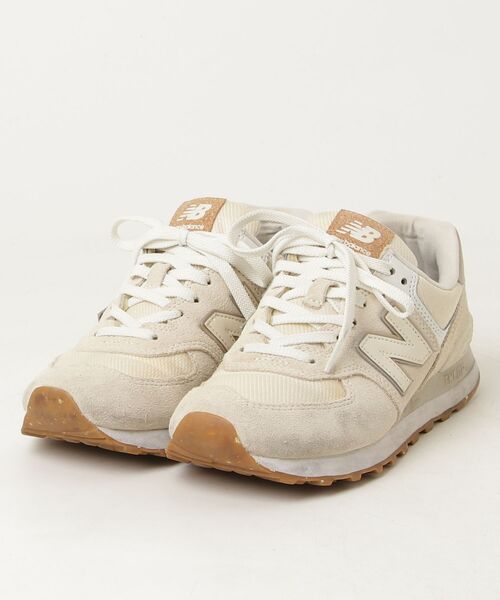 New Balance（ニューバランス） ローカットスニーカー 23.5cm ベージュ