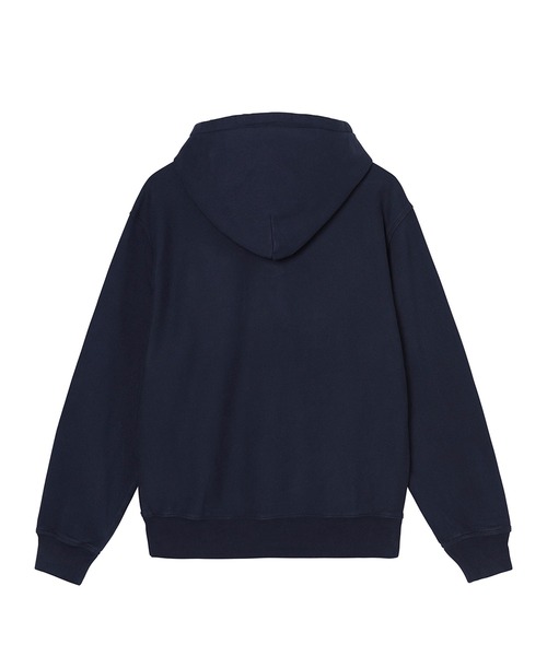 STUSSY（ステューシー） ジップアップパーカー LARGE ネイビー メンズ