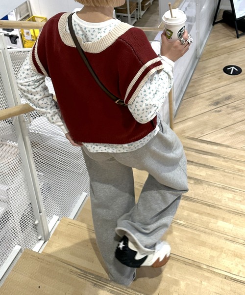 「Alley by w closet」 スウェットパンツ FREE グレー レディース_画像5