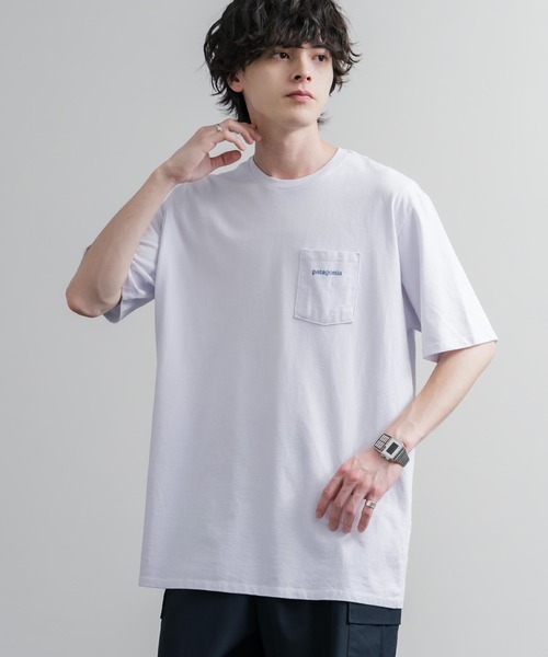 patagonia（パタゴニア） tシャツ M'S BOARDSHORT LOGO POCKET