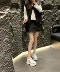厚底 サンダル 厚底スニーカーサンダル レース...の詳細画像3