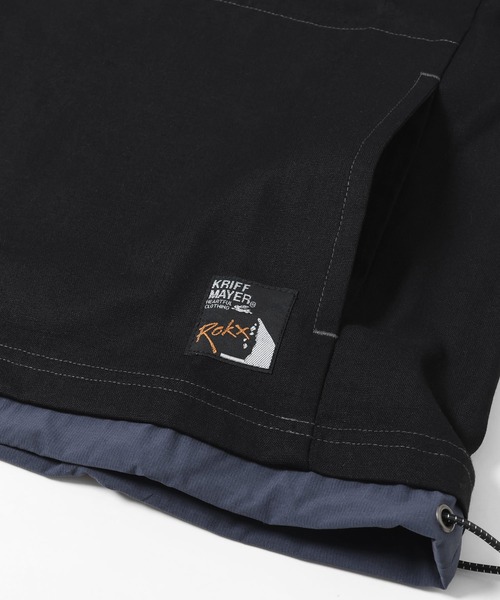 「KRIFF MAYER」 半袖Tシャツ LARGE ブラック メンズ_画像6
