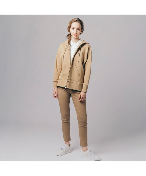 LACOSTE（ラコステ） ジップアップパーカー 38 グレー レディース