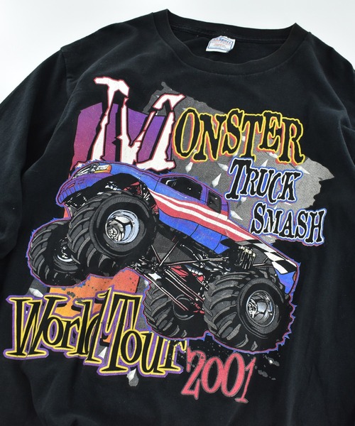 VINTAGE tシャツ 「USED」Y2K All Sport “Monster Truck Smash World