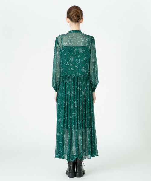 「LOULOU WILLOUGHBY」 長袖ワンピース 2 ピンク レディース_画像5